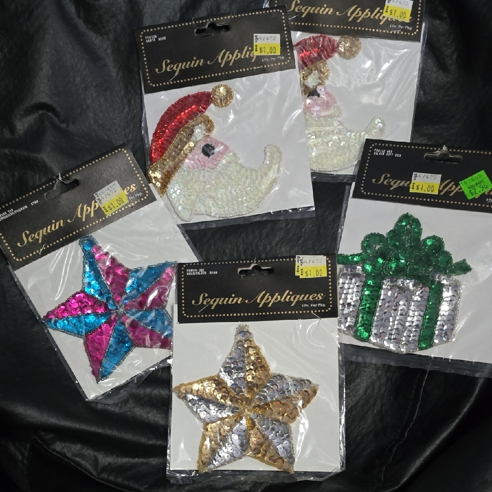 Sequin Appliques Set